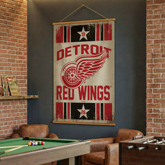 Detroit Red Wings, Canvas Wall Tapestry, Large, 54x36