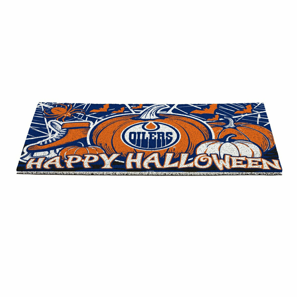 Edmonton Oilers Halloween PVC Mat, 28"x16"