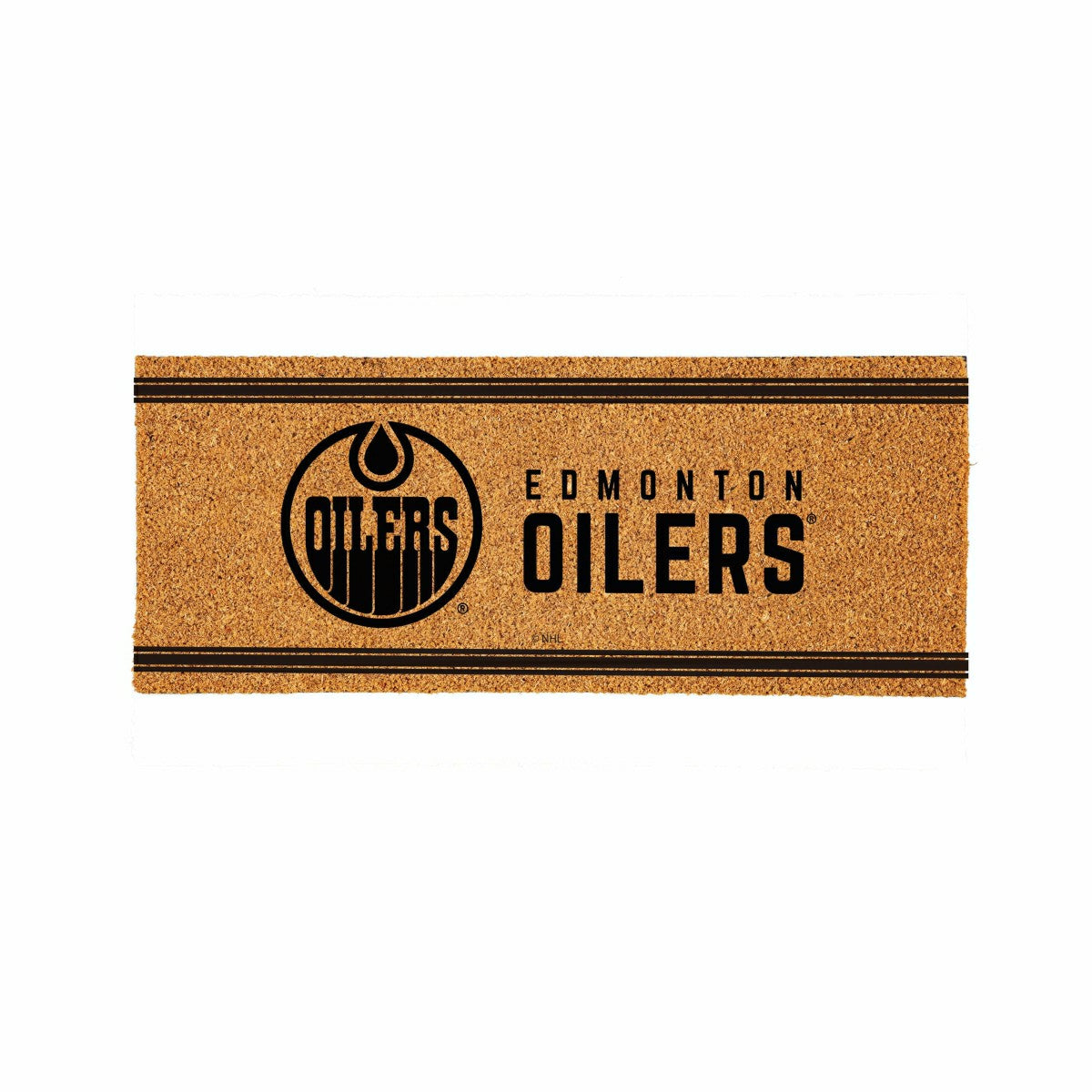Edmonton Oilers Extra Large One Color Coir Mat, 60"x24"