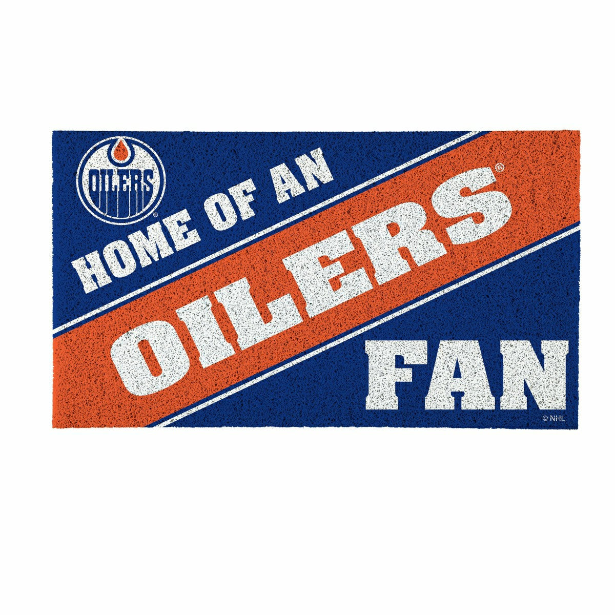 Edmonton Oilers, PVC Mat COLOR, Home of a Fan