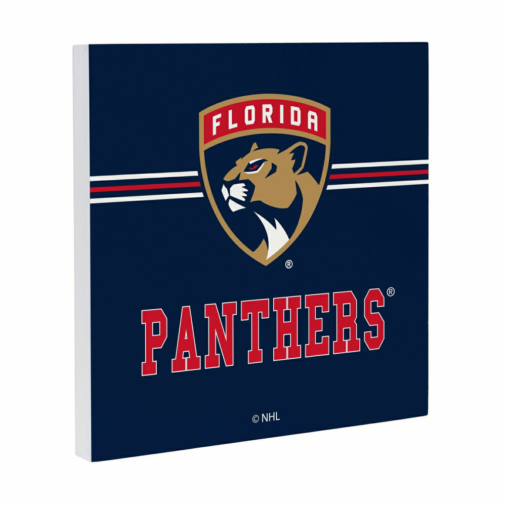 Florida Panthers Wood Wall Sign, 12x12