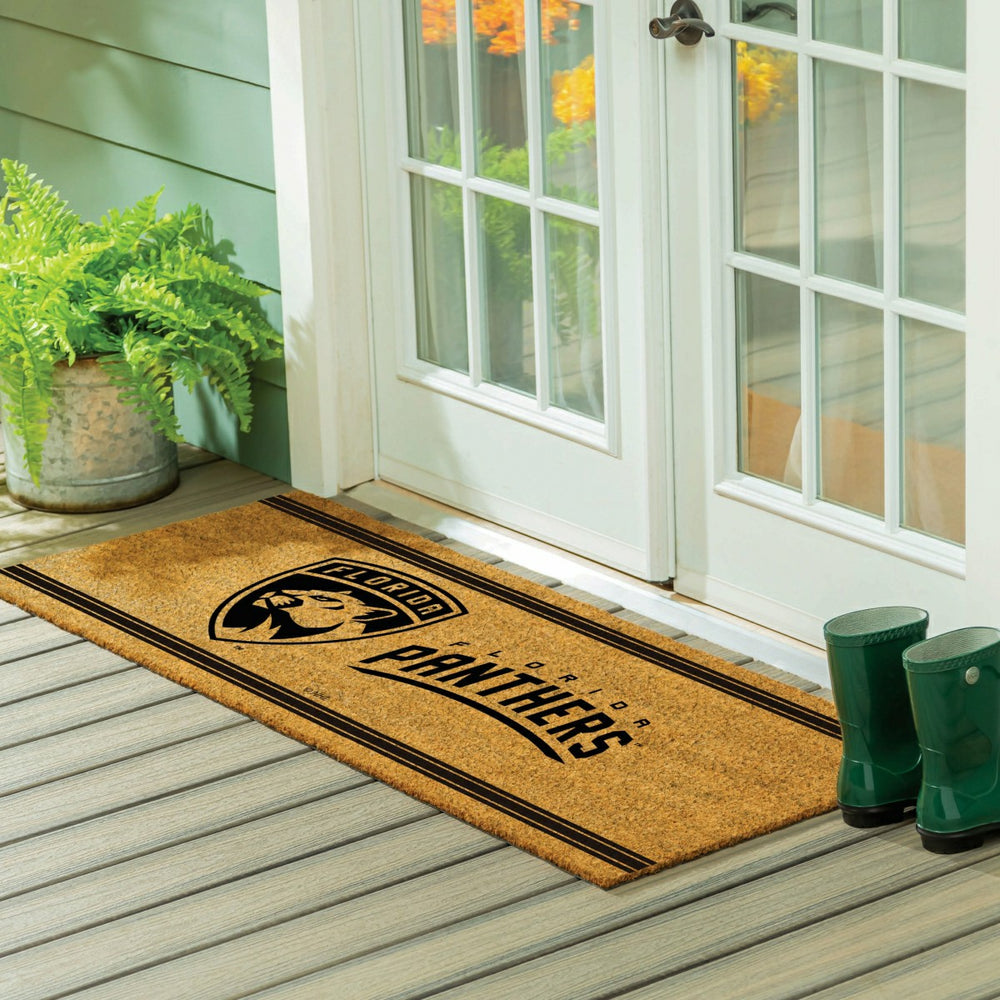 Florida Panthers Extra Large One Color Coir Mat, 60"x24"