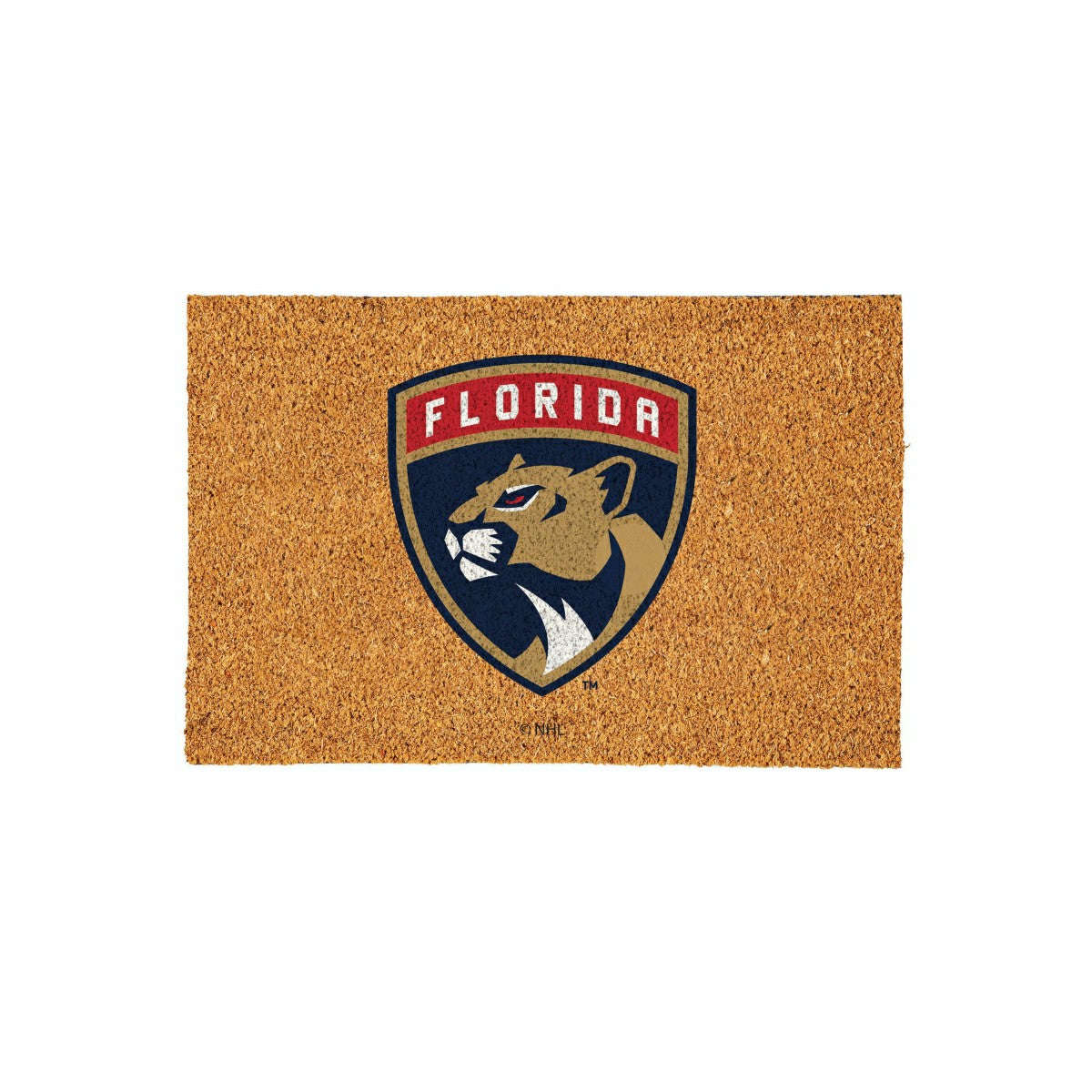 Florida Panthers Large Full Color Coir Mat, 36"x24"