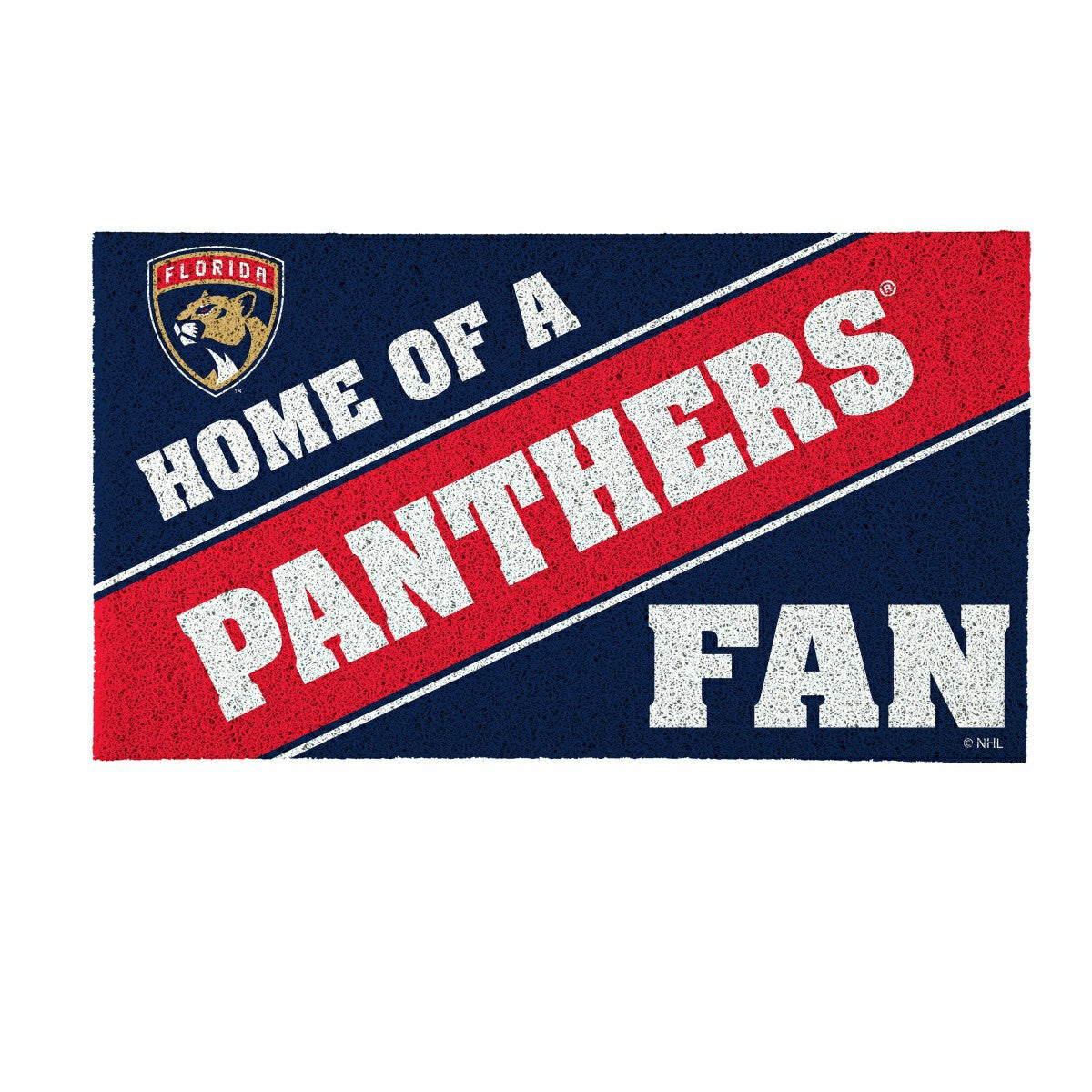 Florida Panthers, PVC Mat COLOR, Home of a Fan