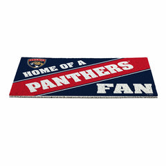 Florida Panthers, PVC Mat COLOR, Home of a Fan