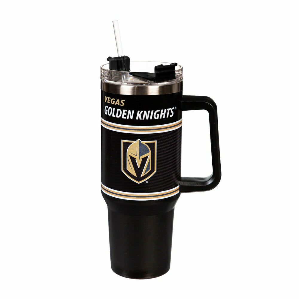 40oz Stainless Steel Canyon Cup w/ Straw, Vegas Golden Knights