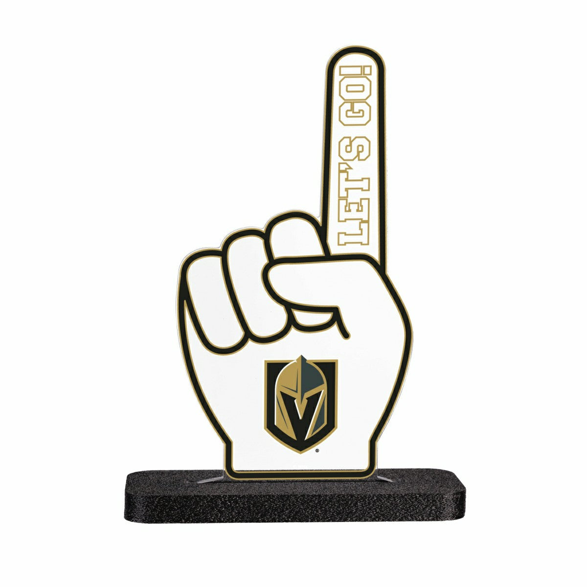 Vegas Golden Knights Hockey Foam Finger Desklite LED Decor