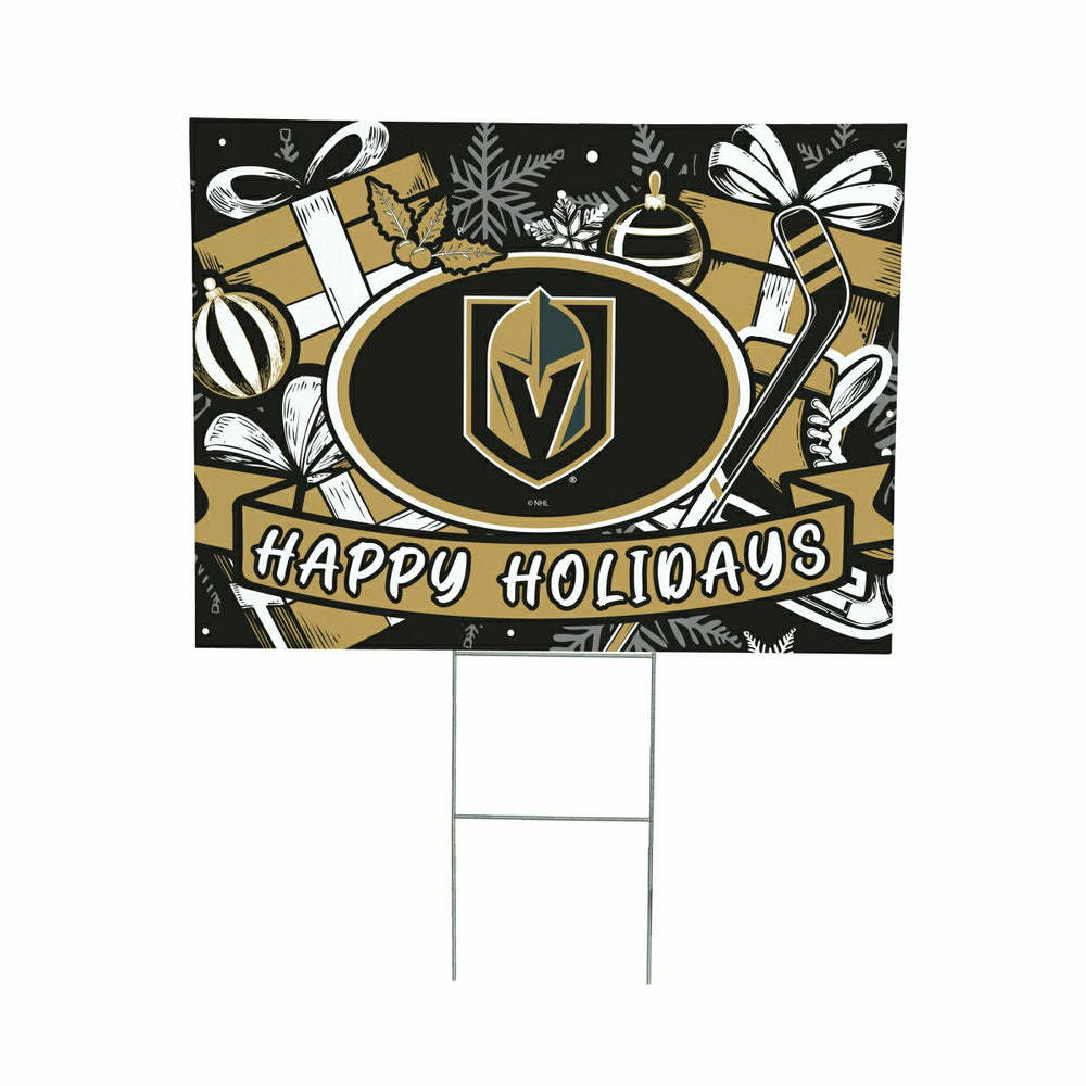 Las Vegas Golden Knights Yard Sign, Holiday