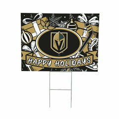 Las Vegas Golden Knights Yard Sign, Holiday