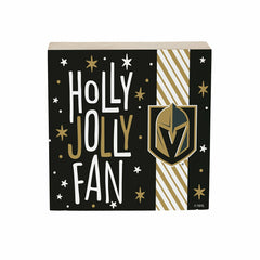 Vegas Golden Knights Block, Holiday, 6x6