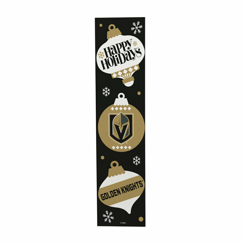 47" Double Sided Leaner, Vegas Golden Knights, Christmas