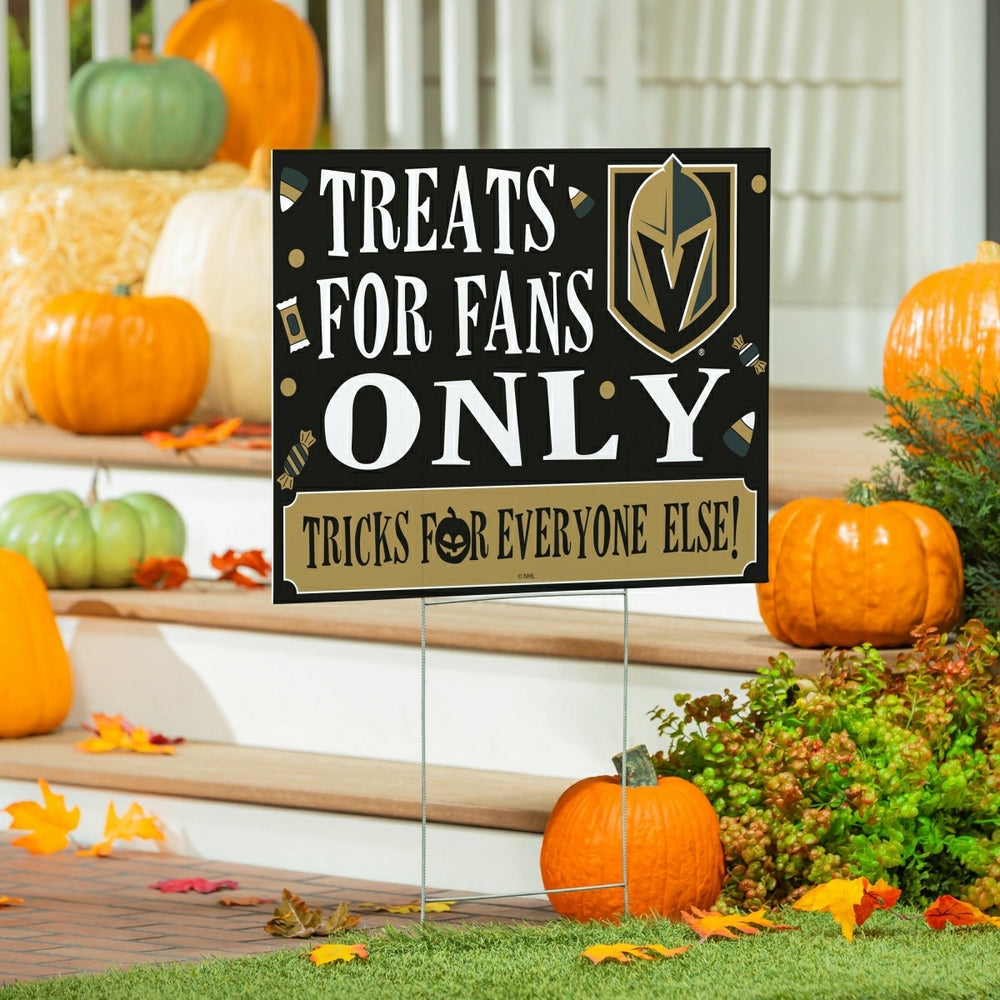 Las Vegas Golden Knights Yard Sign, Halloween Treats for Fans