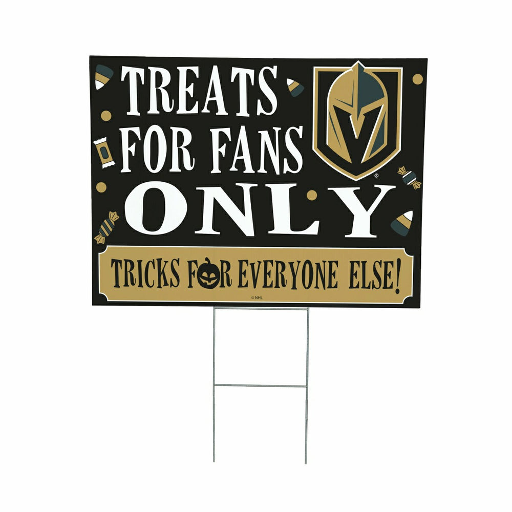 Las Vegas Golden Knights Yard Sign, Halloween Treats for Fans