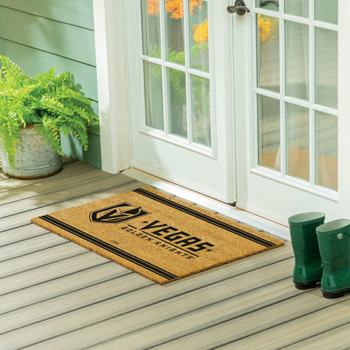 Las Vegas Golden Knights Large One Color Coir Mat, 36"x24"
