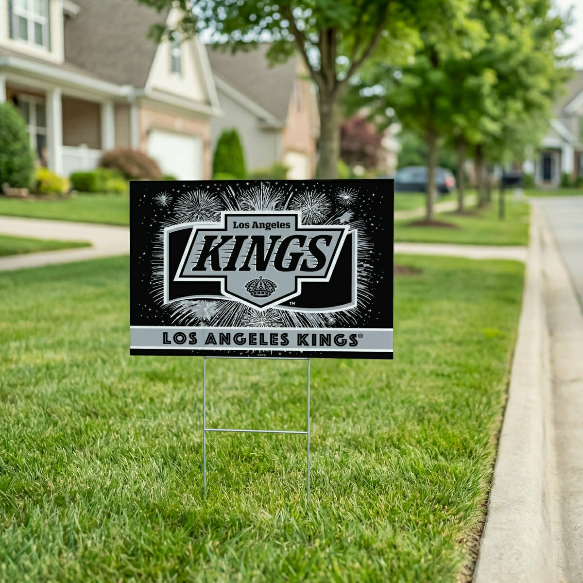 Los Angeles Kings Yard Sign, Patriotic