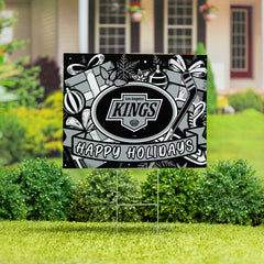 Los Angeles Kings Yard Sign, Holiday
