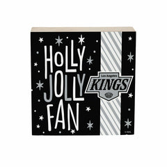 Los Angeles Kings Block, Holiday, 6x6
