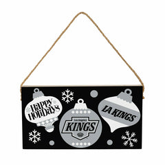 Los Angeles Kings Holiday Wood Wall Sign, 6x11