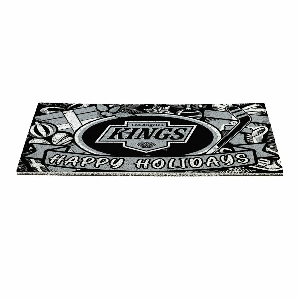 Los Angeles Kings Holiday PVC Mat, 28"x16"