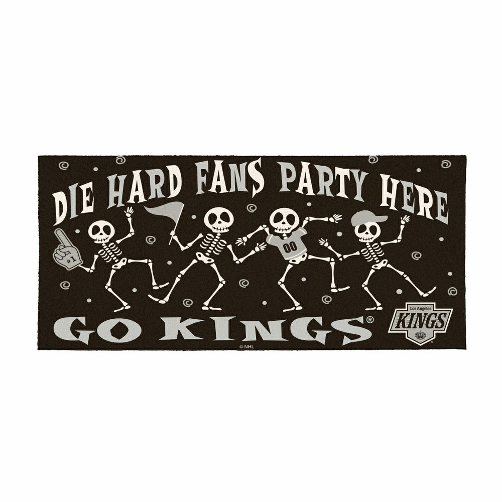 Los Angeles Kings Flocked Coir Halloween Sassafras Switch Mat, 22"x10"