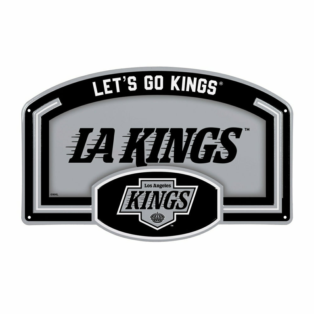 Los Angeles Kings USA Embossed Steel Wall Sign, 11" x 17"