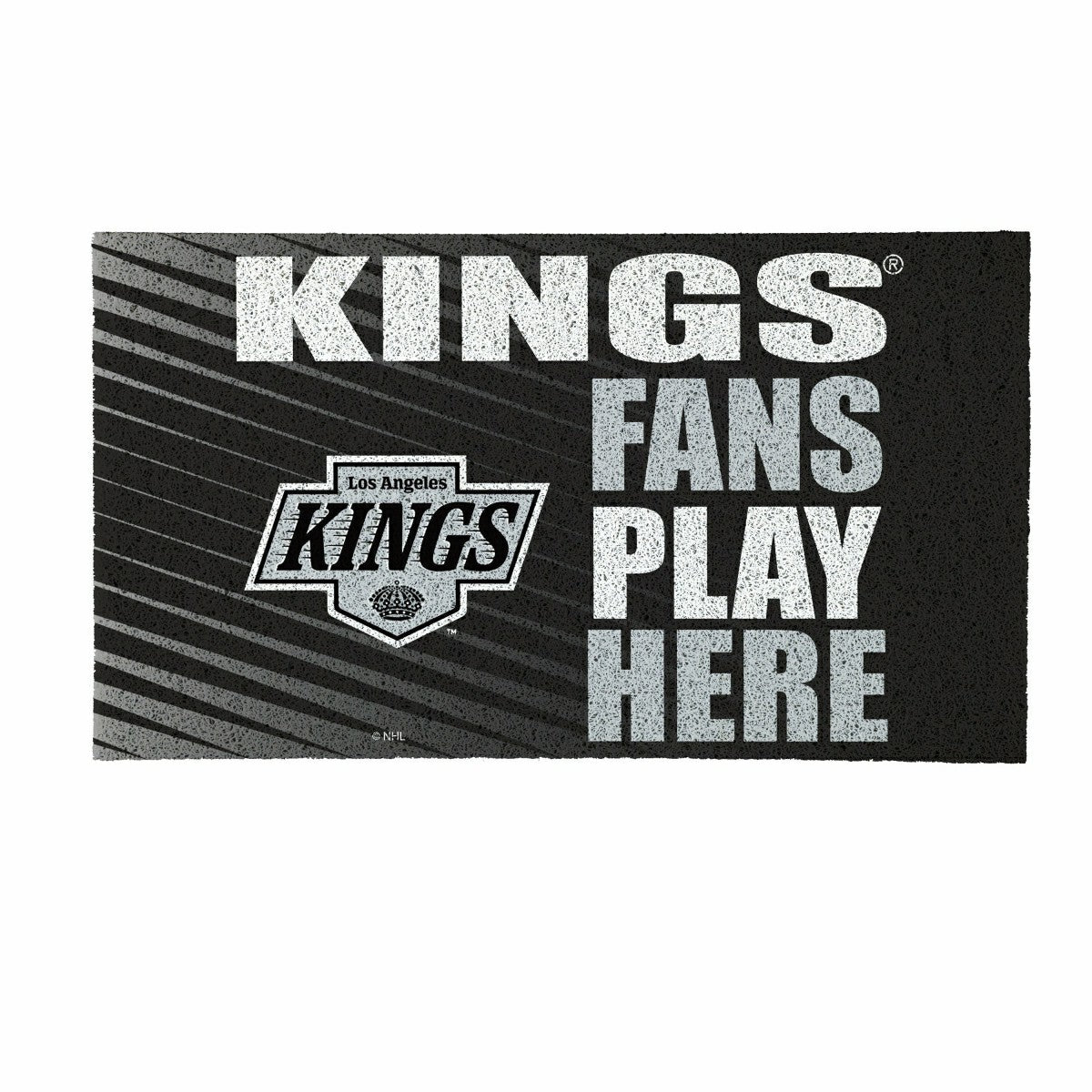 Los Angeles Kings Fan Mat, 28"x16"