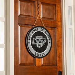 Los Angeles Kings Round Door Décor with Hanging Rope, 18x18