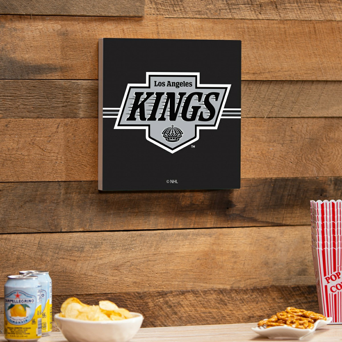Los Angeles Kings Wood Wall Sign, 12x12