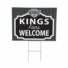 Los Angeles Kings Coroplast Yard Sign, "Fans Welcome"
