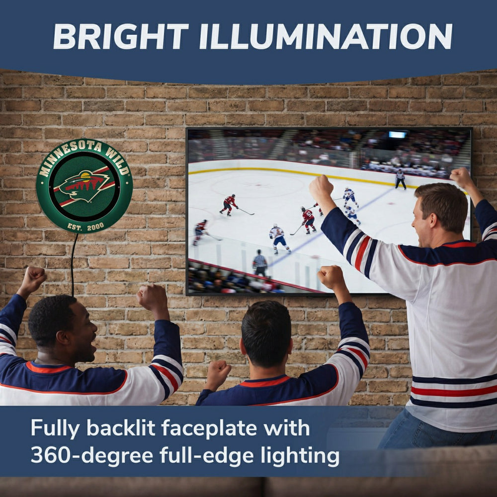 Minnesota Wild, Metal Lite, Round
