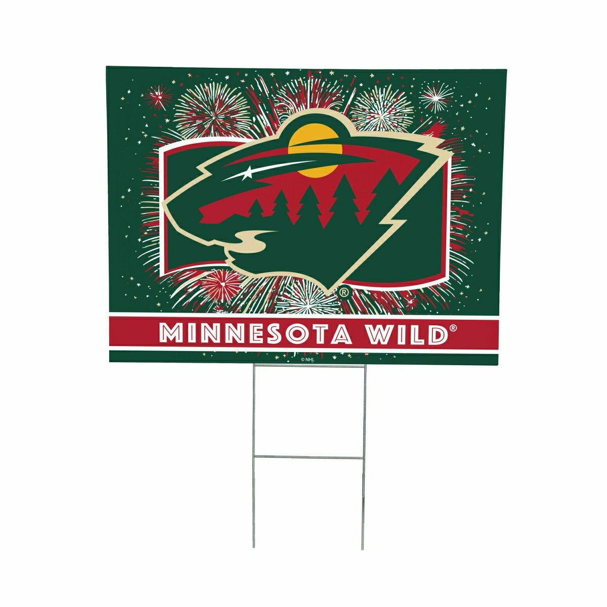 Minnesota Wild Yard Sign, Patriotic