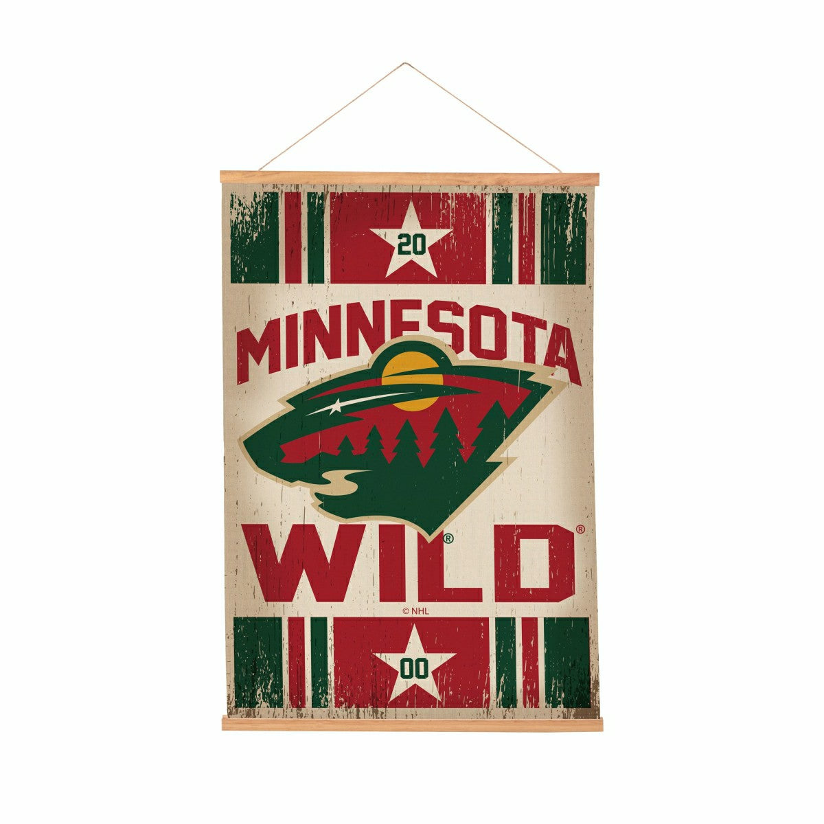 Minnesota Wild, Canvas Wall Tapestry, Medium, 36x24