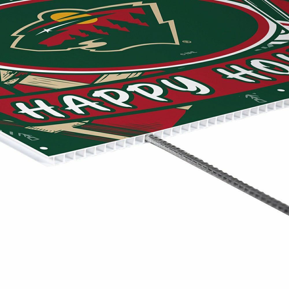 Minnesota Wild Yard Sign, Holiday
