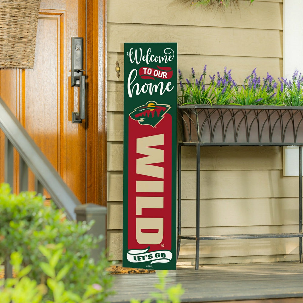 Minnesota Wild 47" Double Sided Leaner, Halloween
