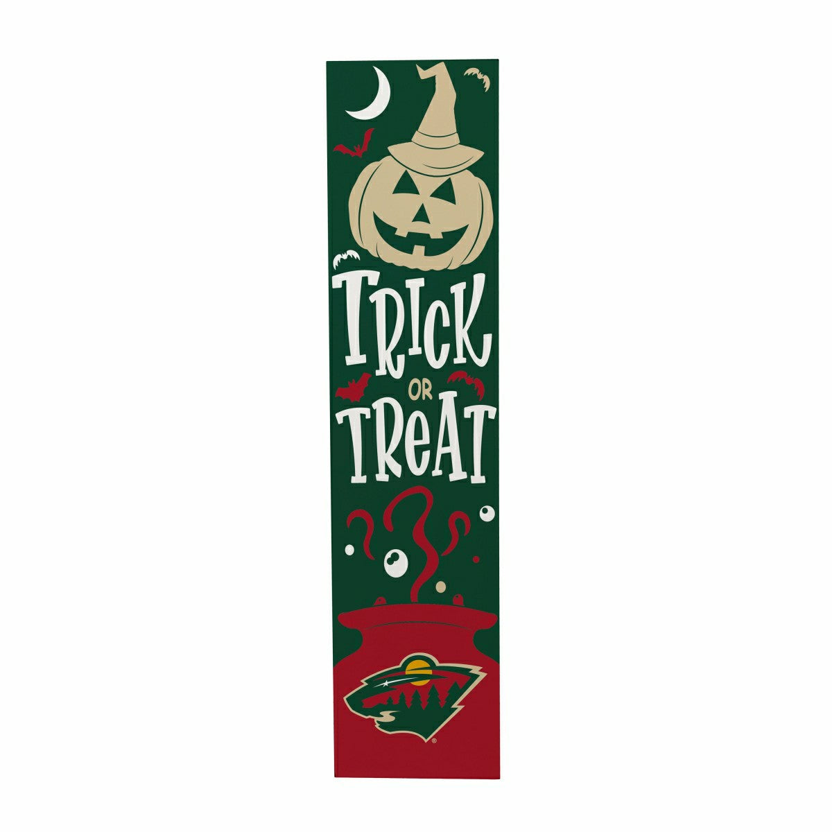 Minnesota Wild 47" Double Sided Leaner, Halloween