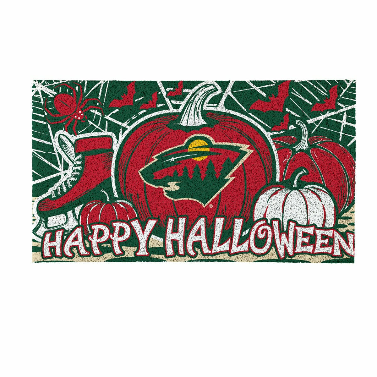 Minnesota Wild Halloween PVC Mat, 28"x16"
