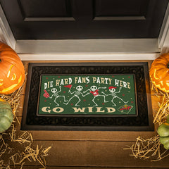 Minnesota Wild Flocked Coir Halloween Sassafras Switch Mat, 22"x10"