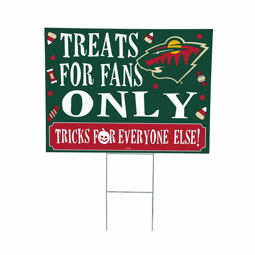 Minnesota Wild Yard Sign, Halloween Treats for Fans