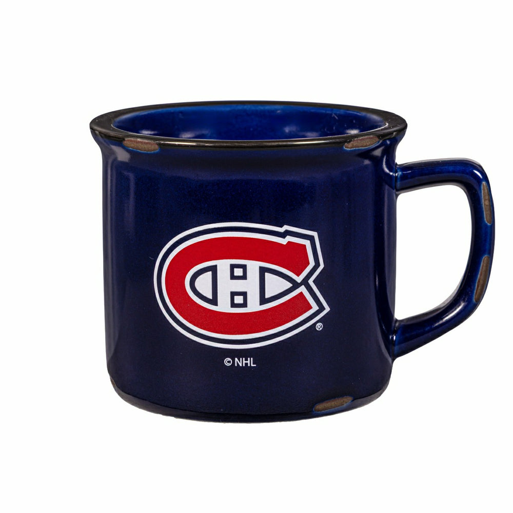 Montreal Canadiens Ceramic Camp Cup with Enamel Finish, 14oz