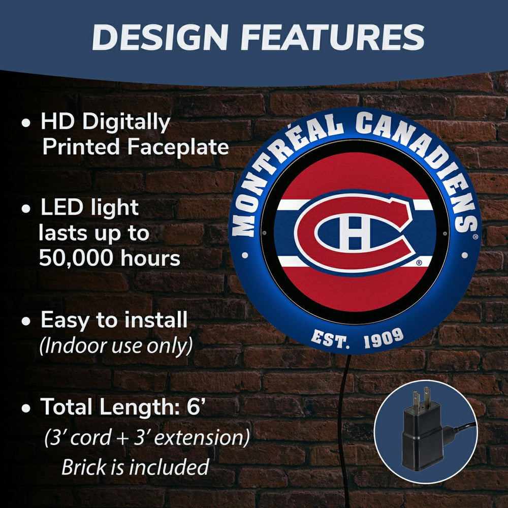 Montreal Canadiens, Metal Lite, Round