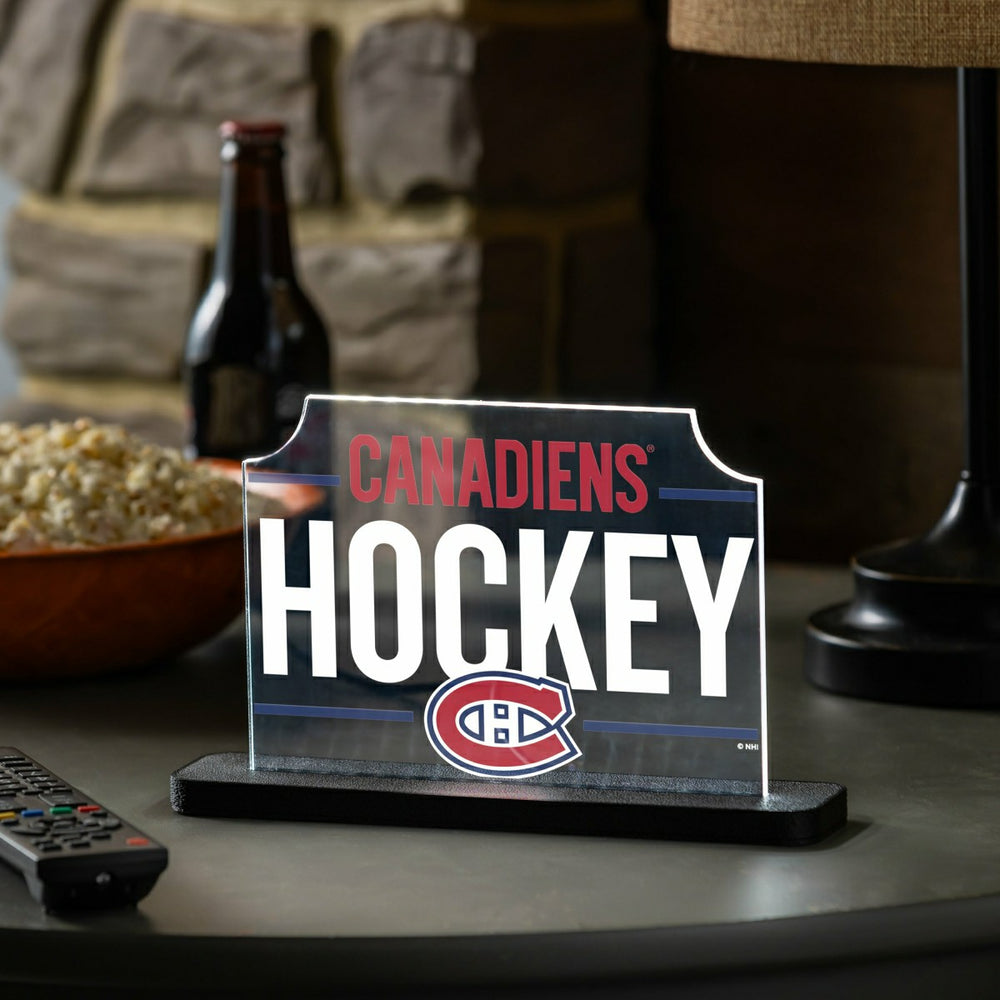 Montreal Canadiens Hockey Rectangle Desklite LED Decor