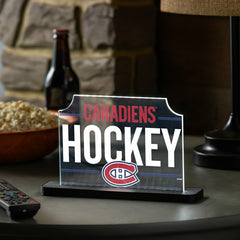 Montreal Canadiens Hockey Rectangle Desklite LED Decor