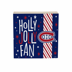 Montreal Canadiens Block, Holiday, 6x6