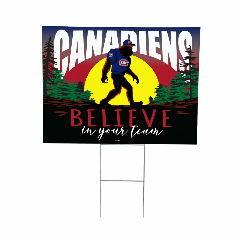 Montreal Canadiens Yard Sign, Bigfoot