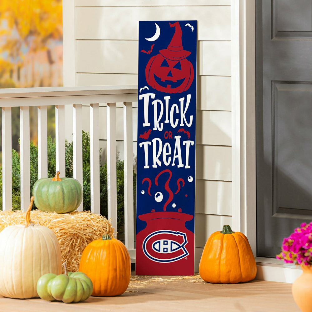 Montreal Canadiens 47" Double Sided Leaner, Halloween
