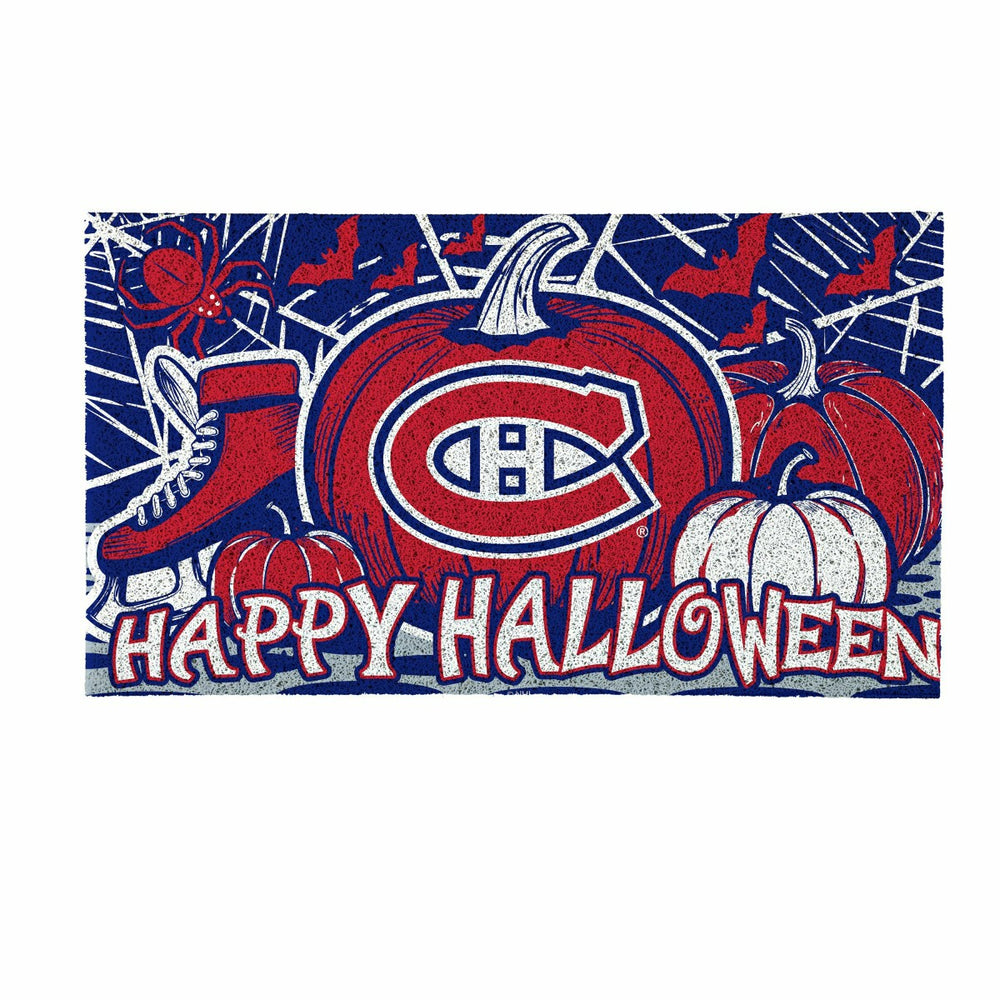 Montreal Canadiens Halloween PVC Mat, 28"x16"