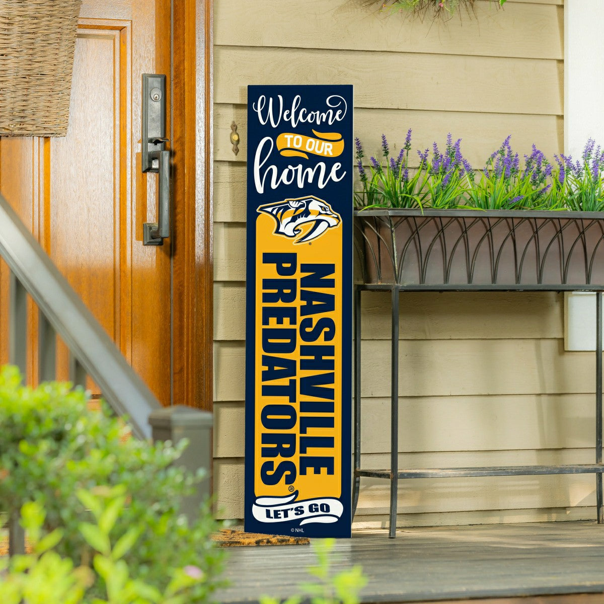 Nashville Predators 47" Double Sided Leaner, Halloween