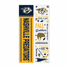 Nashville Predators 46" Double Sided Leaner, Fall Seasonal