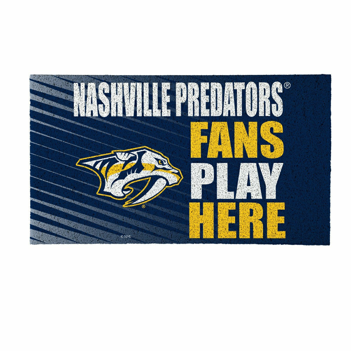 Nashville Predators Fan Mat, 28"x16"