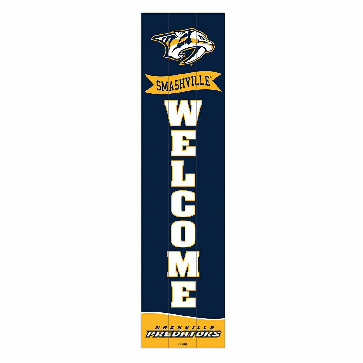 Nashville Predators Large Single Sided Leaner, 46"